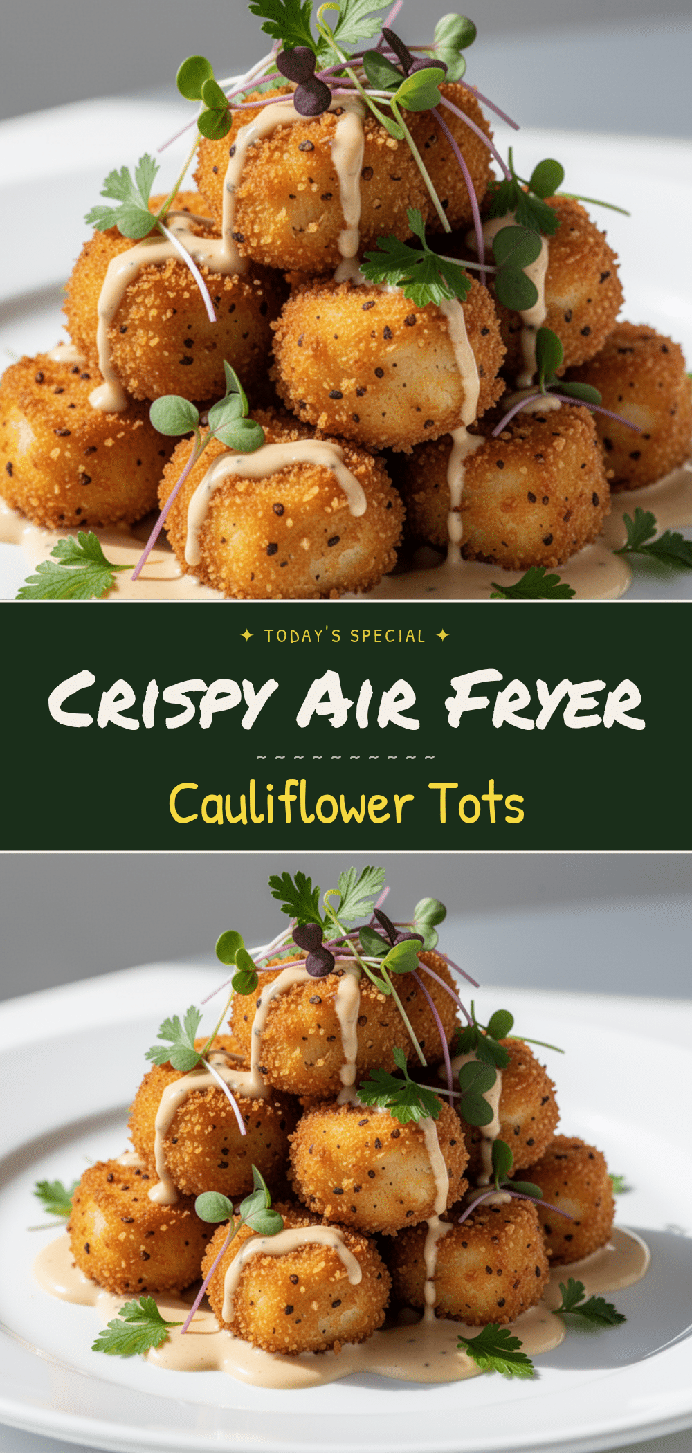Air Fryer Cauliflower Tots: 5-Min Crispy Healthy Snack 5 air fryer cauliflower tots recipe