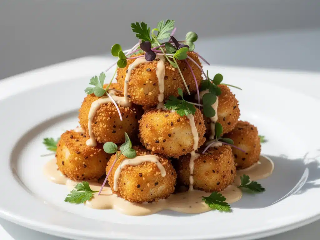 air fryer cauliflower tots - featured image