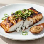baked miso glazed cod - featured image