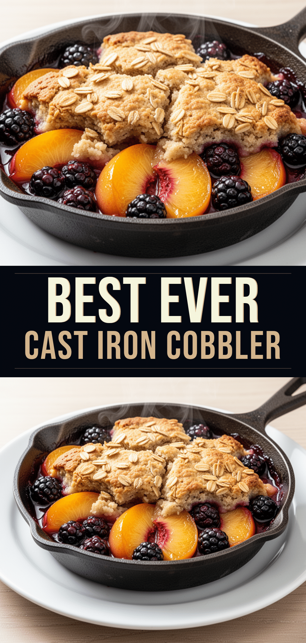 Cast Iron Skillet Peach Blackberry Cobbler: Perfect 1-Hour Recipe 5 cast iron skillet peach blackberry cobbler recipe