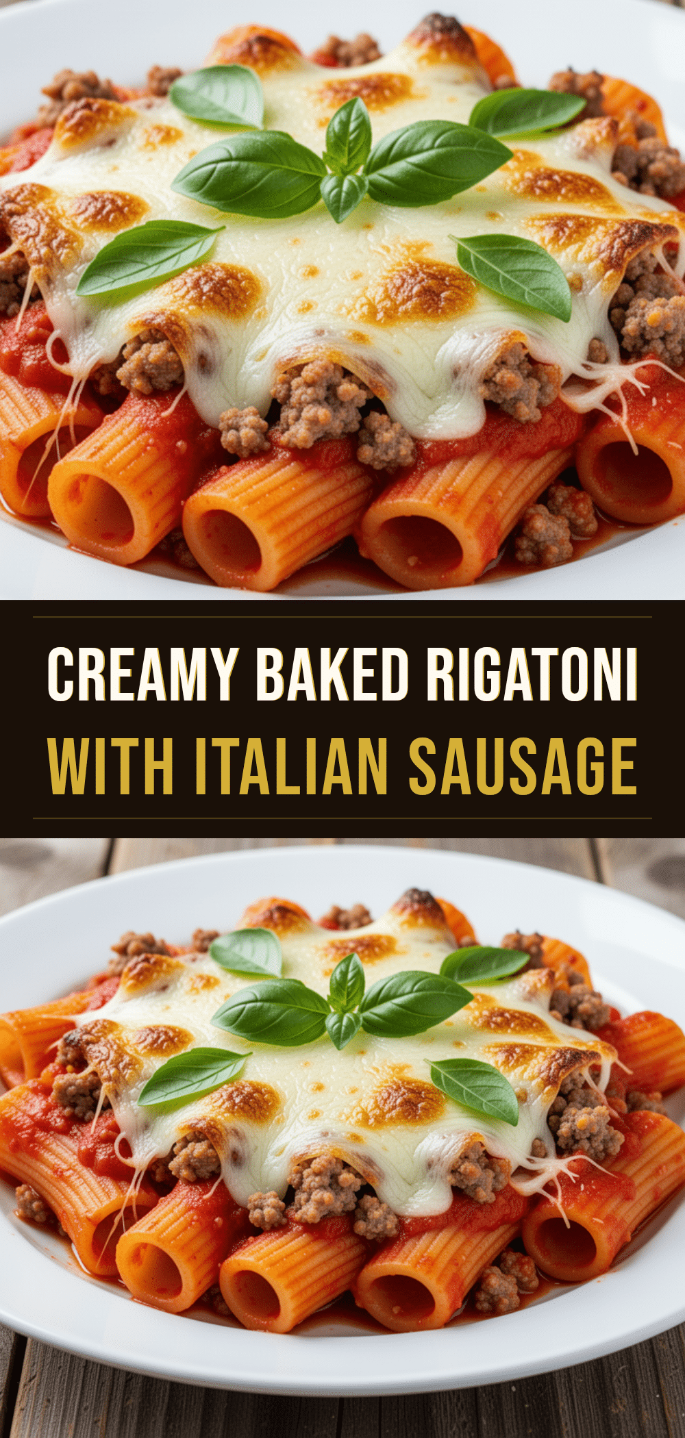 Cheesy Baked Rigatoni with Italian Sausage: Best Easy Dinner 5 cheesy baked rigatoni with italian sausage recipe