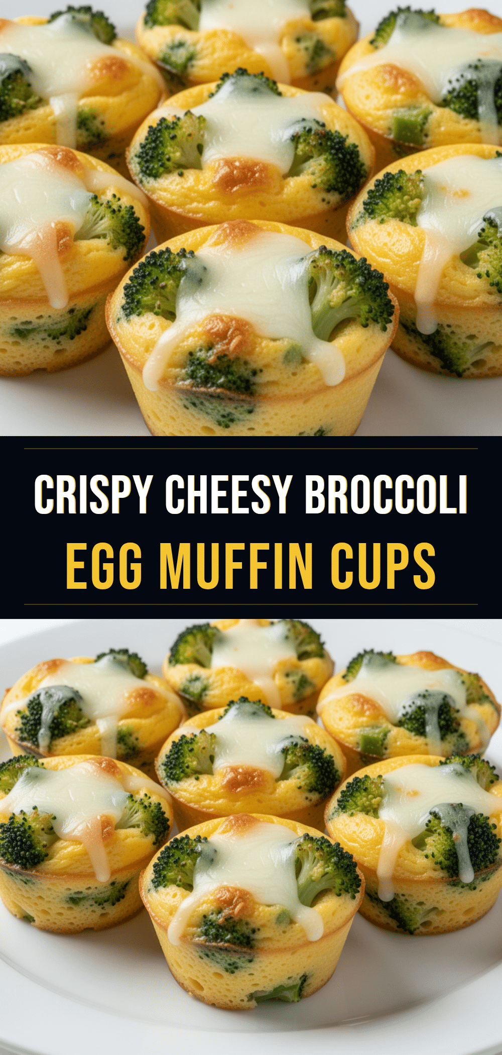 Cheesy Broccoli Egg Muffin Cups: 5-Minute Healthy Breakfast 5 Cheesy Broccoli Egg Muffin Cups recipe
