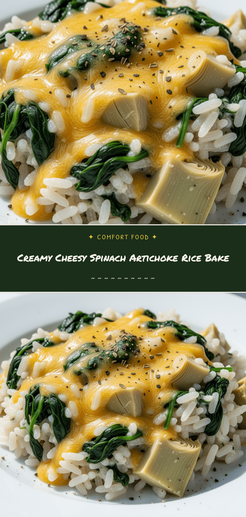 Cheesy Spinach and Artichoke Rice Bake: 30-Minute Dinner 5 cheesy spinach and artichoke rice bake recipe