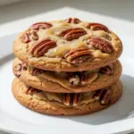 chewy browned butter pecan cookies - featured image