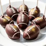 Chocolate Football Cake Pops - featured image