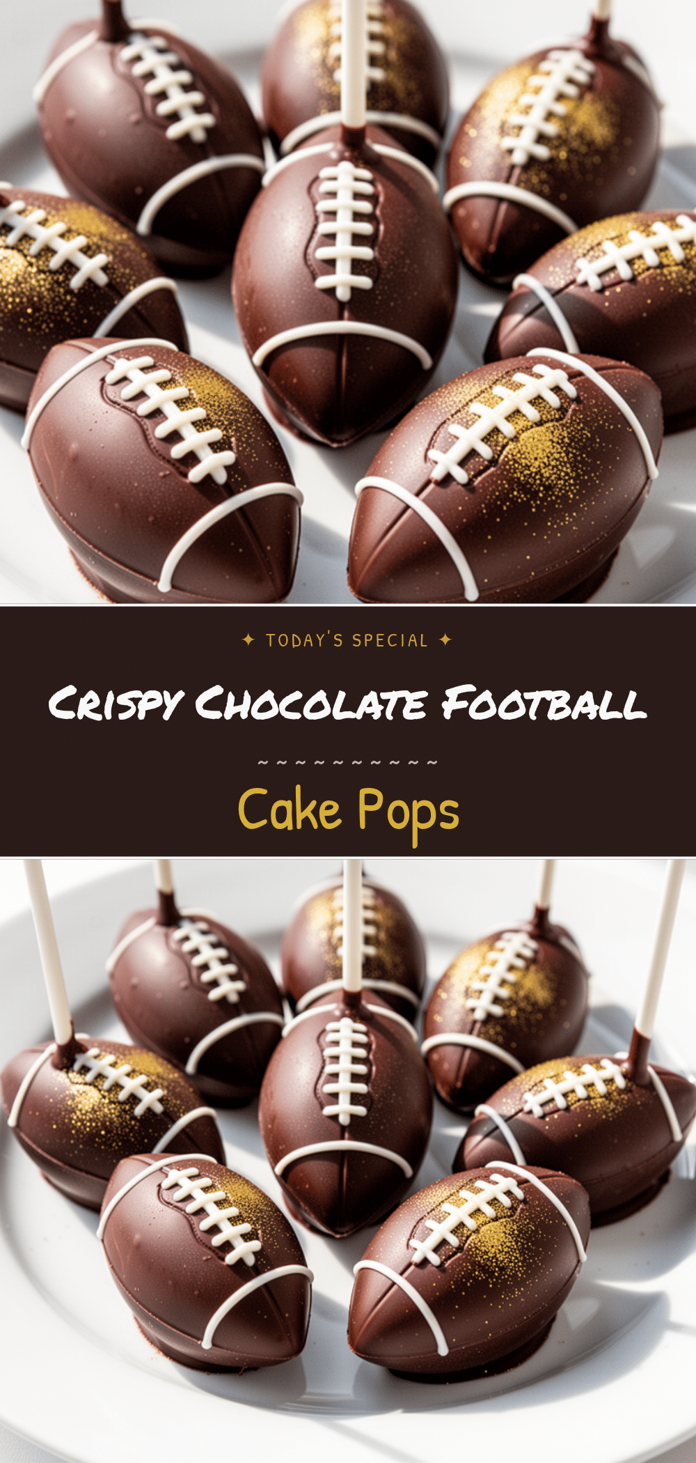 Chocolate Football Cake Pops: Easy 10-Minute Game Day Treat 5 Chocolate Football Cake Pops recipe