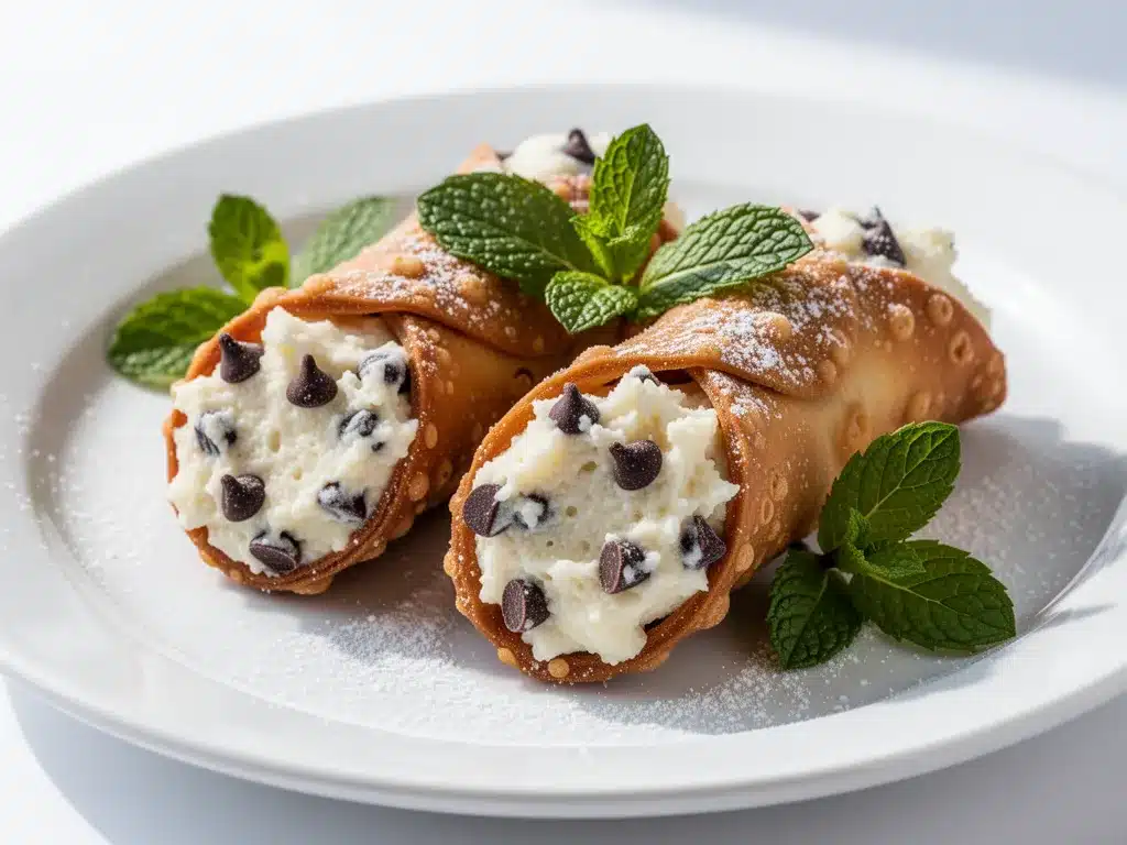 Classic Cannoli: Easy Ricotta Recipe 4 classic cannoli with ricotta filling preparation steps