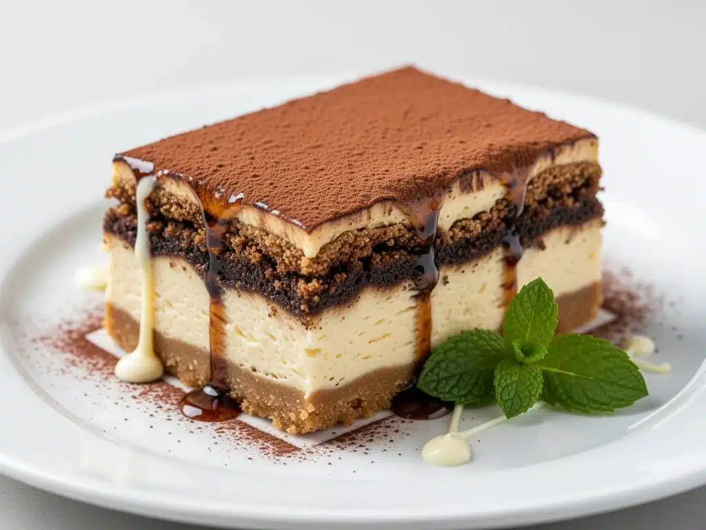 Classic Italian Tiramisu Cheesecake - featured image