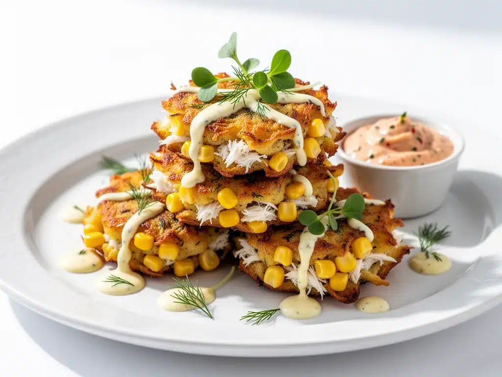 Labor Day Corn and Crab Fritters: Easy Homemade Copycat Recipe 4 corn and crab fritters preparation steps
