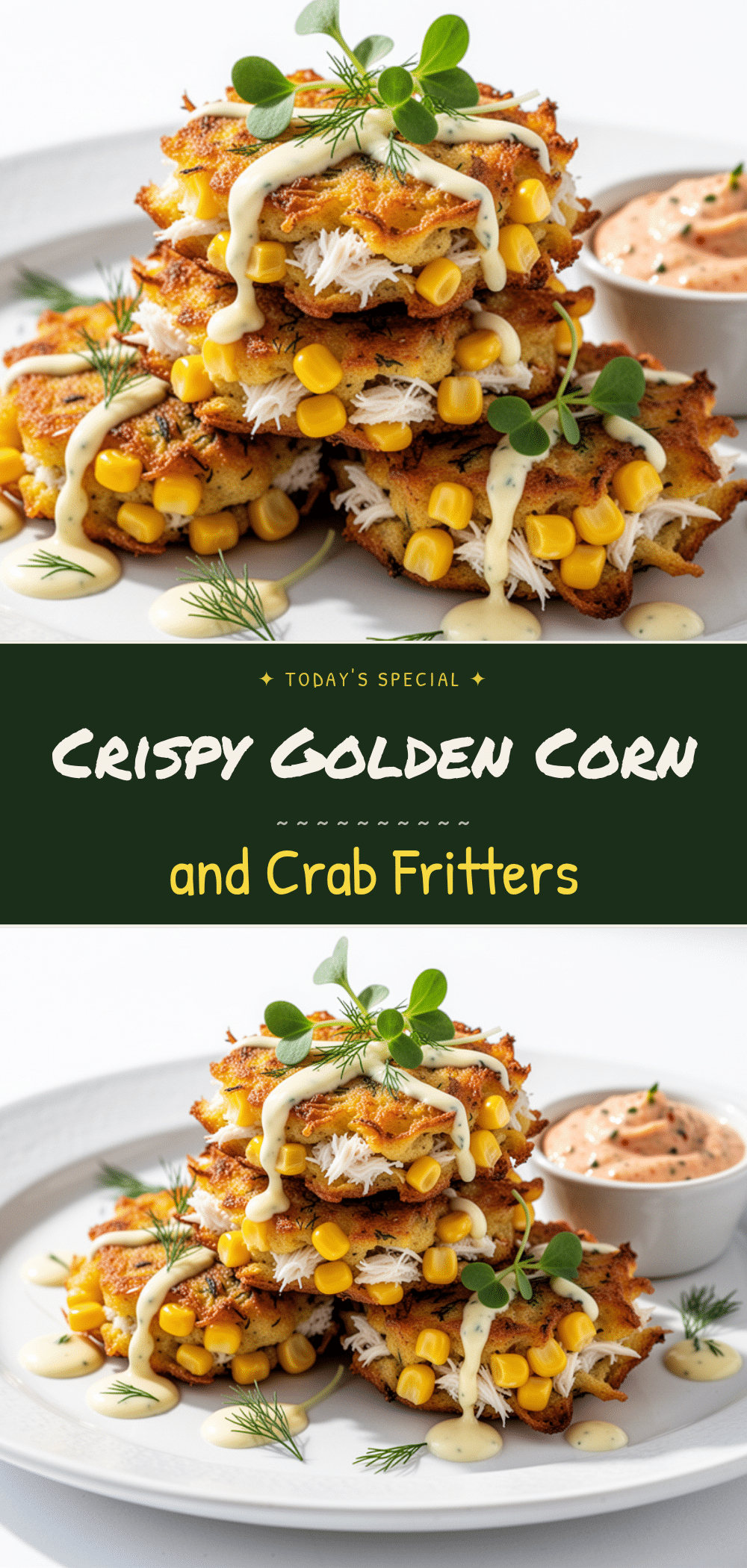 Labor Day Corn and Crab Fritters: Easy Homemade Copycat Recipe 5 corn and crab fritters recipe