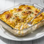 creamy scalloped corn - featured image
