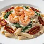 Creamy Tuscan Shrimp Pasta - featured image