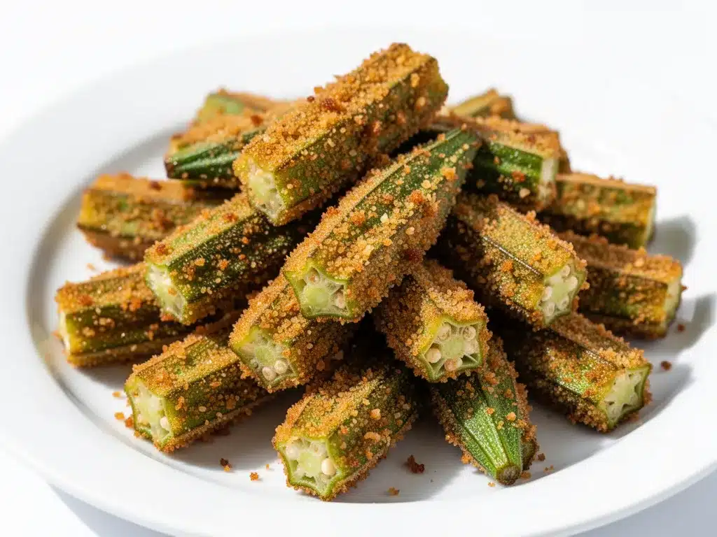 Crispy Air Fryer Okra Bites: Best 15-Min Snack 4 Crispy Air Fryer Okra Bites preparation steps