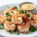 crispy baked coconut shrimp bites - featured image