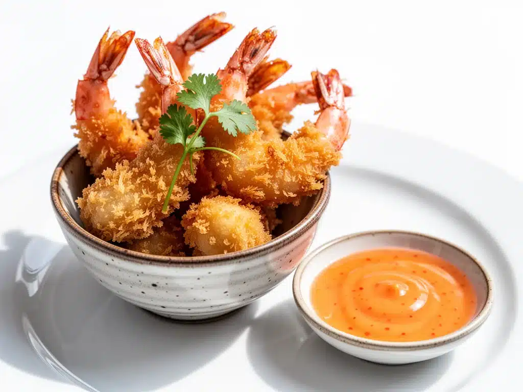 crispy panko shrimp tempura - featured image