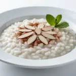 dairy-free almond milk rice pudding - featured image