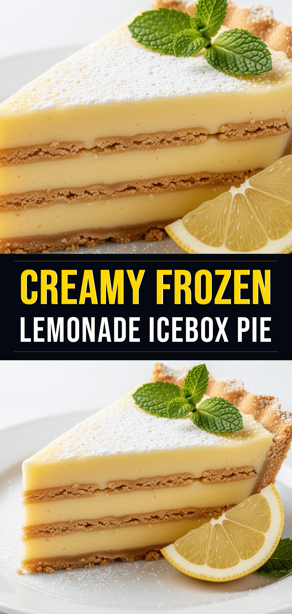 Labor Day Frozen Lemonade Icebox Pie: 5-Ingredient Easy Dessert 5 Frozen Lemonade Icebox Pie recipe