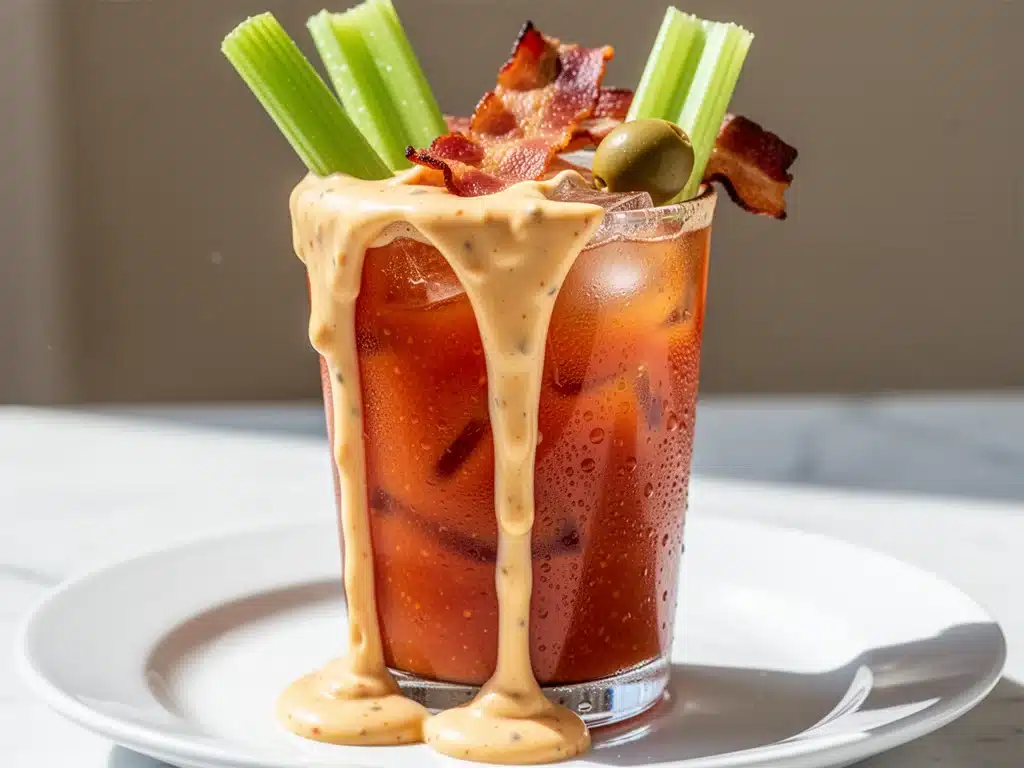 Game Day Beer Cheese Bloody Mary - featured image