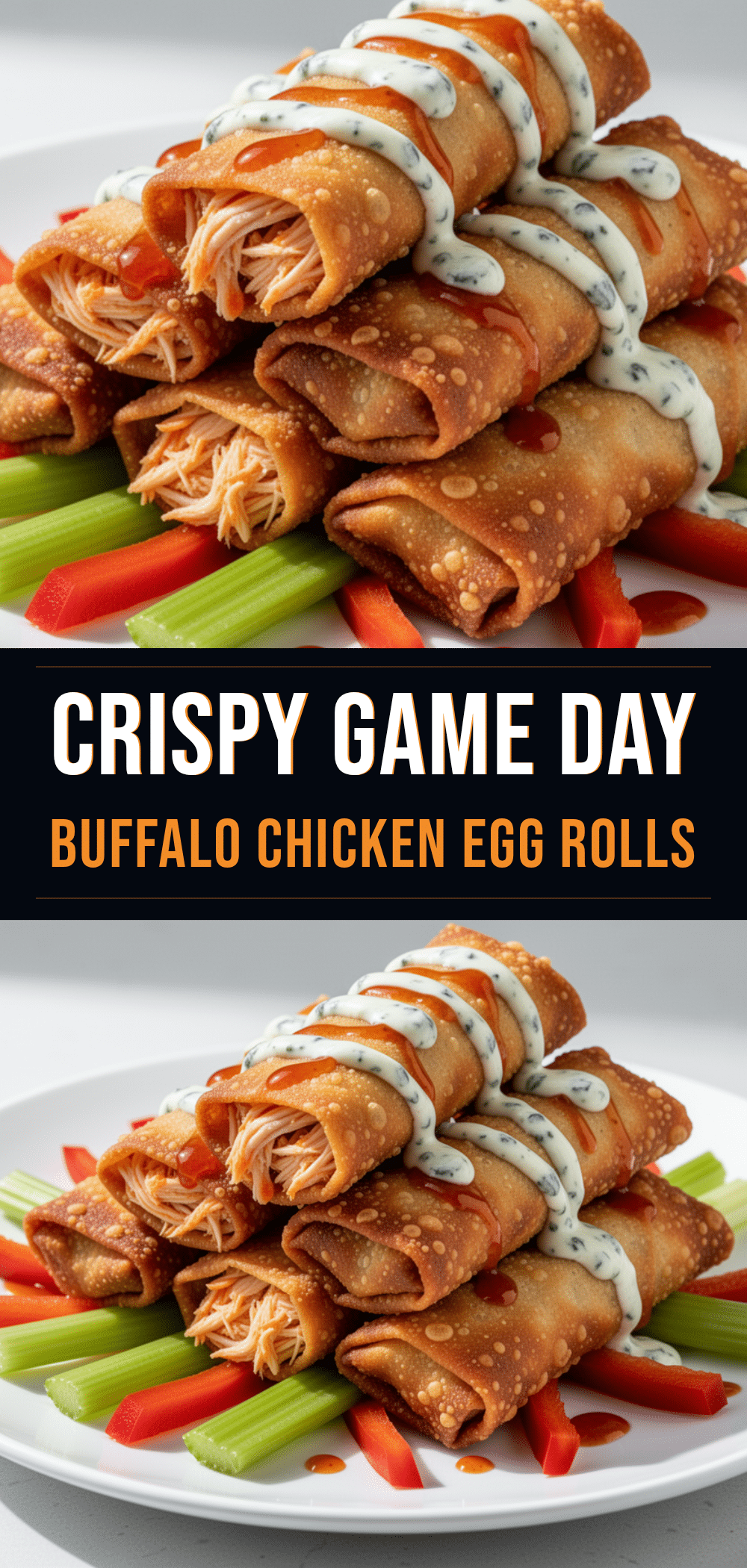 Game Day Buffalo Chicken Egg Rolls: Easier Than Takeout 5 Game Day Buffalo Chicken Egg Rolls recipe