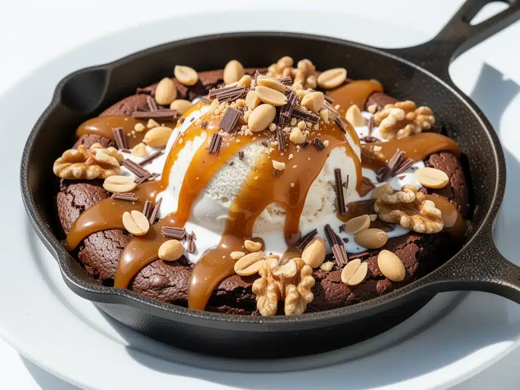 Game Day Loaded Brownie Sundae Skillet: Best 5-Ingredient Recipe 4 Game Day Loaded Brownie Sundae Skillet preparation steps