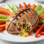 Game Day Loaded Football Cheese Ball - featured image