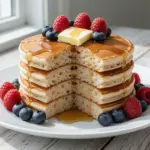 gluten-free coconut flour pancakes - featured image