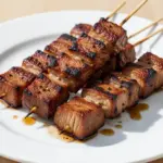Grilled Adobo Marinated Pork Skewers - featured image