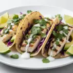 Grilled Cilantro Lime Tilapia Tacos - featured image