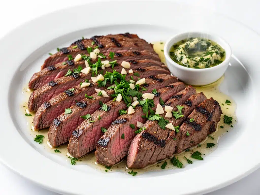 Labor Day Grilled Garlic Herb Flank Steak: Easy Better Than Takeout 4 grilled garlic herb flank steak preparation steps