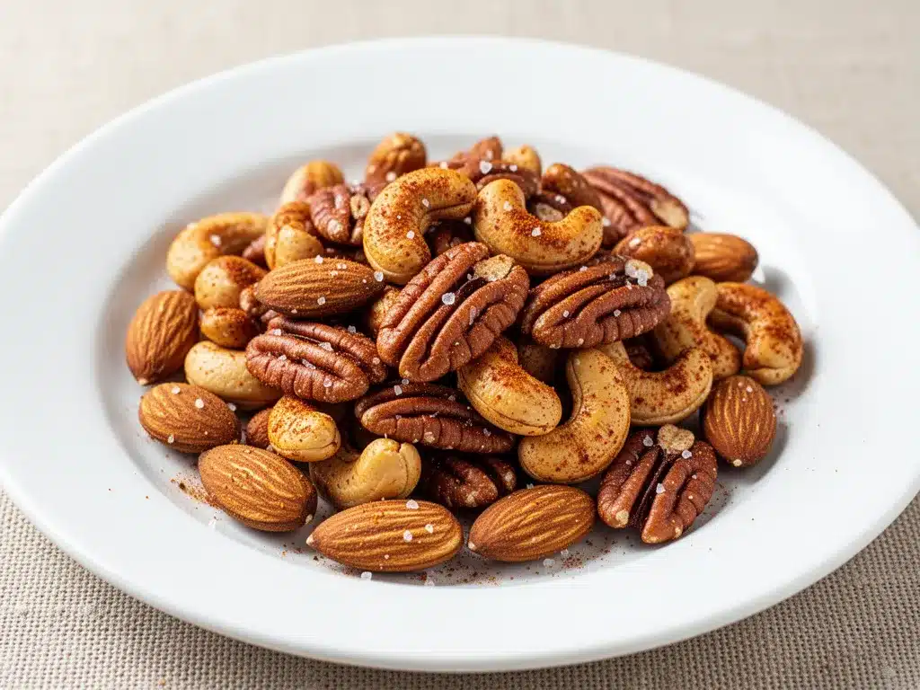 Homemade Spiced Roasted Nuts: Easy Crunchy Recipe 4 homemade spiced roasted nuts preparation steps