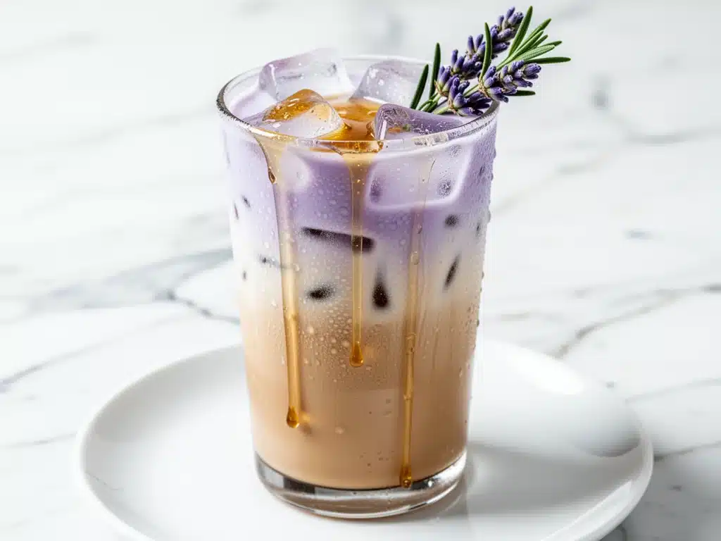 Home 6 iced lavender honey latte - featured image