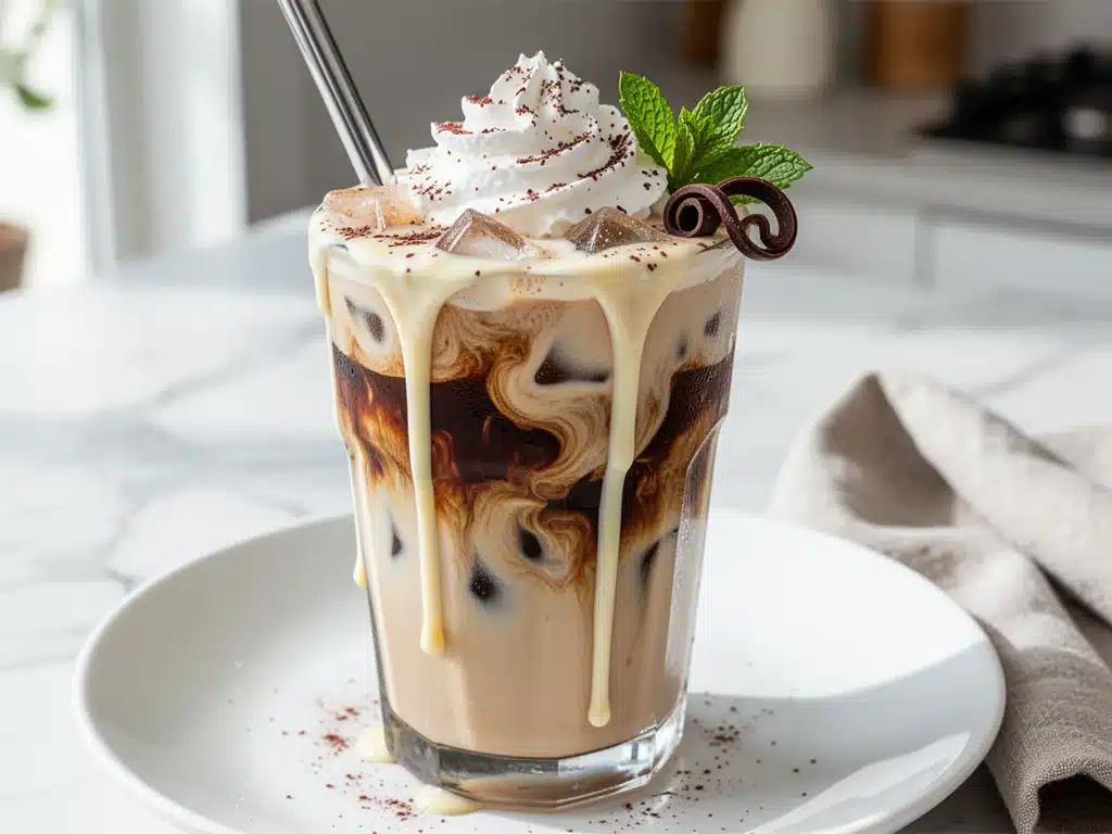 iced white chocolate mocha - featured image