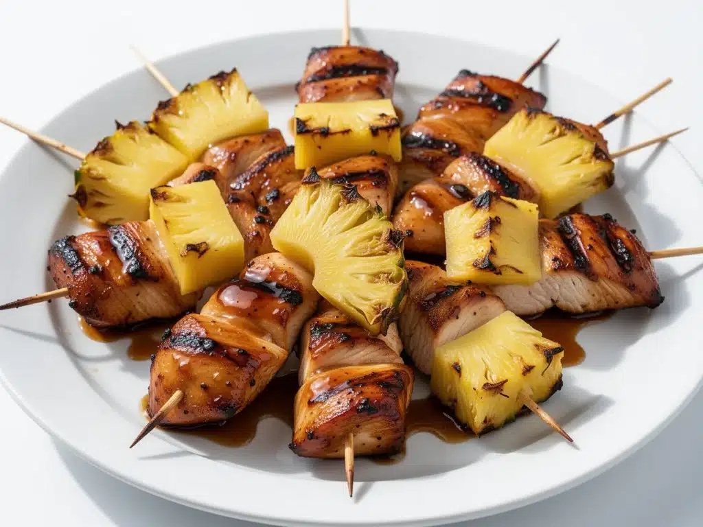Labor Day Grilled Huli Huli Chicken Skewers - featured image