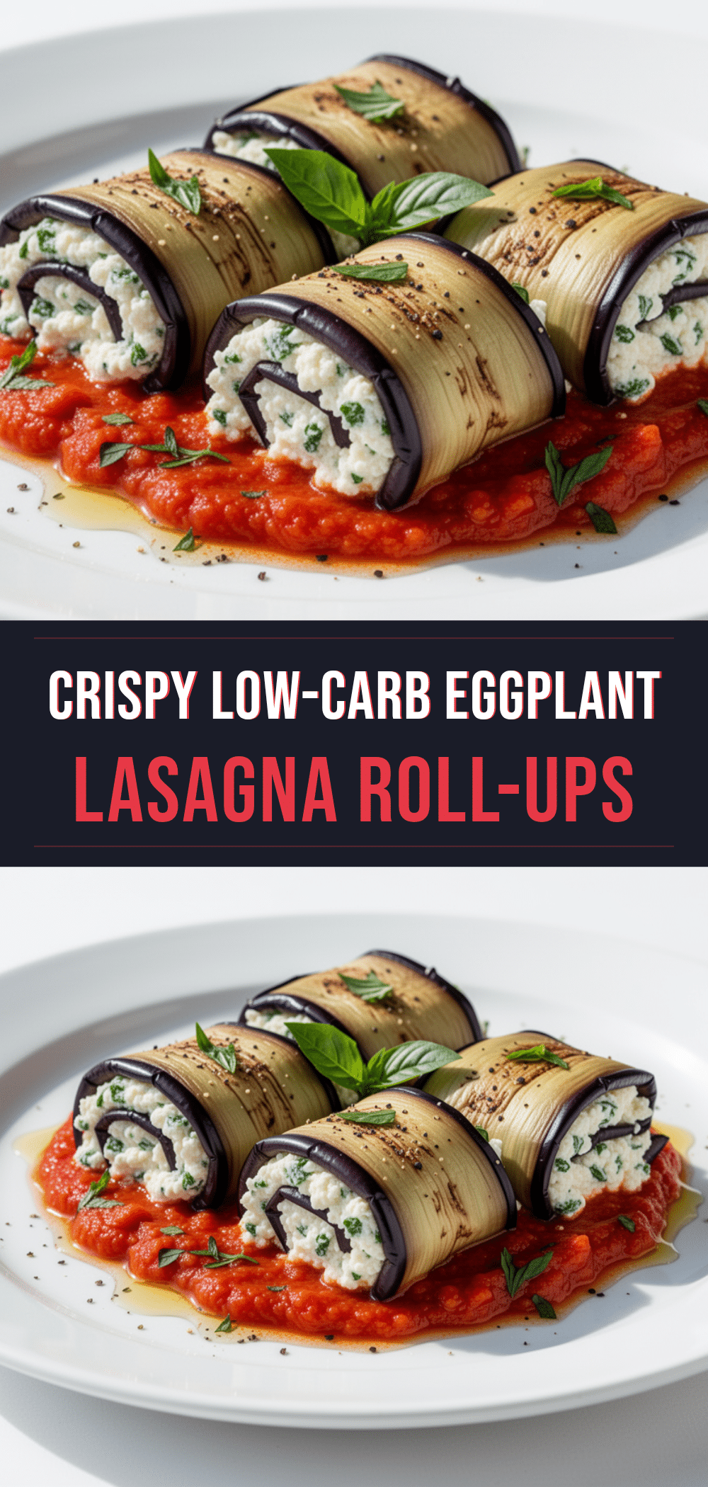 Low-Carb Eggplant Lasagna Roll-Ups: Easy Keto Recipe 5 low-carb eggplant lasagna roll-ups recipe