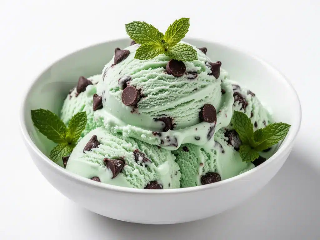 No-Churn Mint Chocolate Chip Ice Cream: 3-Ingredient Easy Recipe 4 no-churn mint chocolate chip ice cream preparation steps