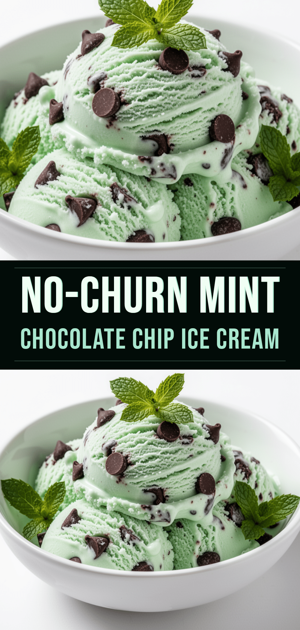 No-Churn Mint Chocolate Chip Ice Cream: 3-Ingredient Easy Recipe 5 no-churn mint chocolate chip ice cream recipe