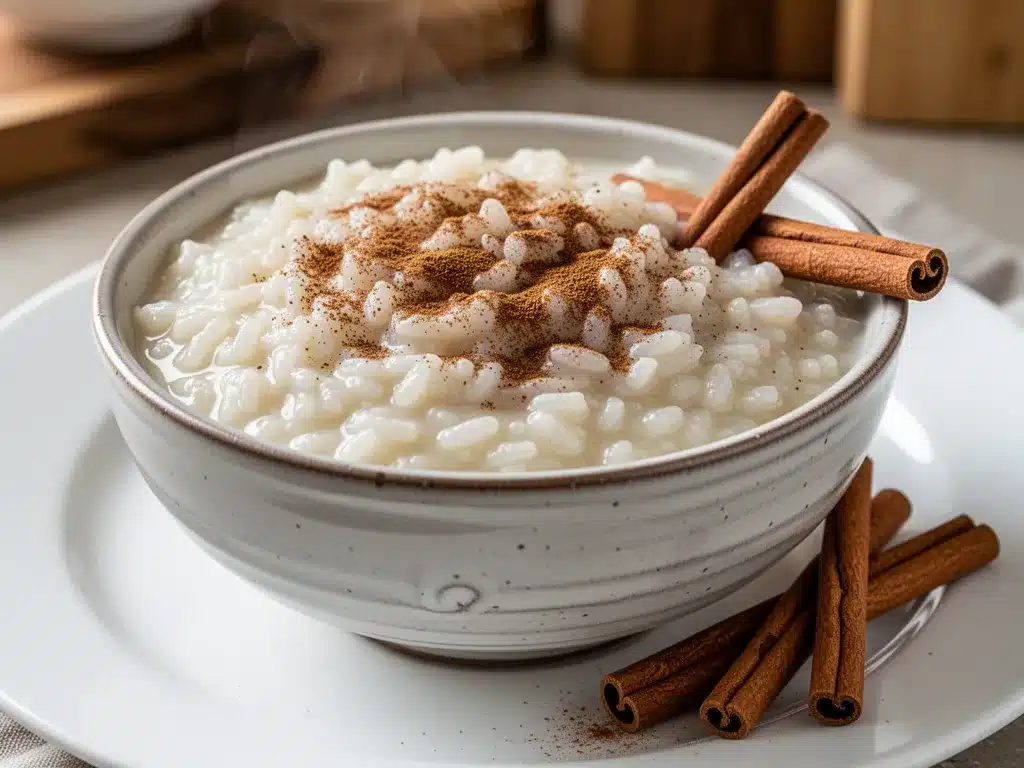 Grandmas Old-Fashioned Rice Pudding with Cinnamon: Easy Comfort Food 4 old-fashioned rice pudding preparation steps