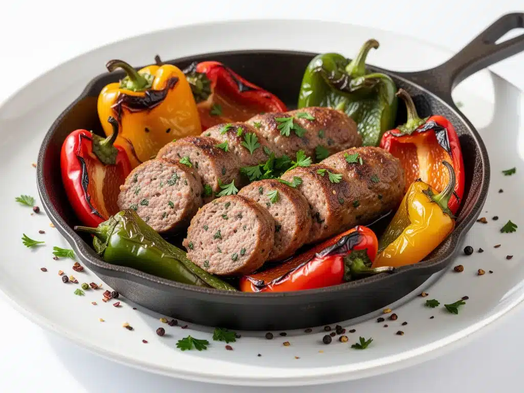 One-Pan Italian Sausage and Peppers Skillet: Best Easy Dinner 4 One-Pan Italian Sausage and Peppers Skillet preparation steps