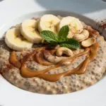 overnight peanut butter banana chia pudding - featured image