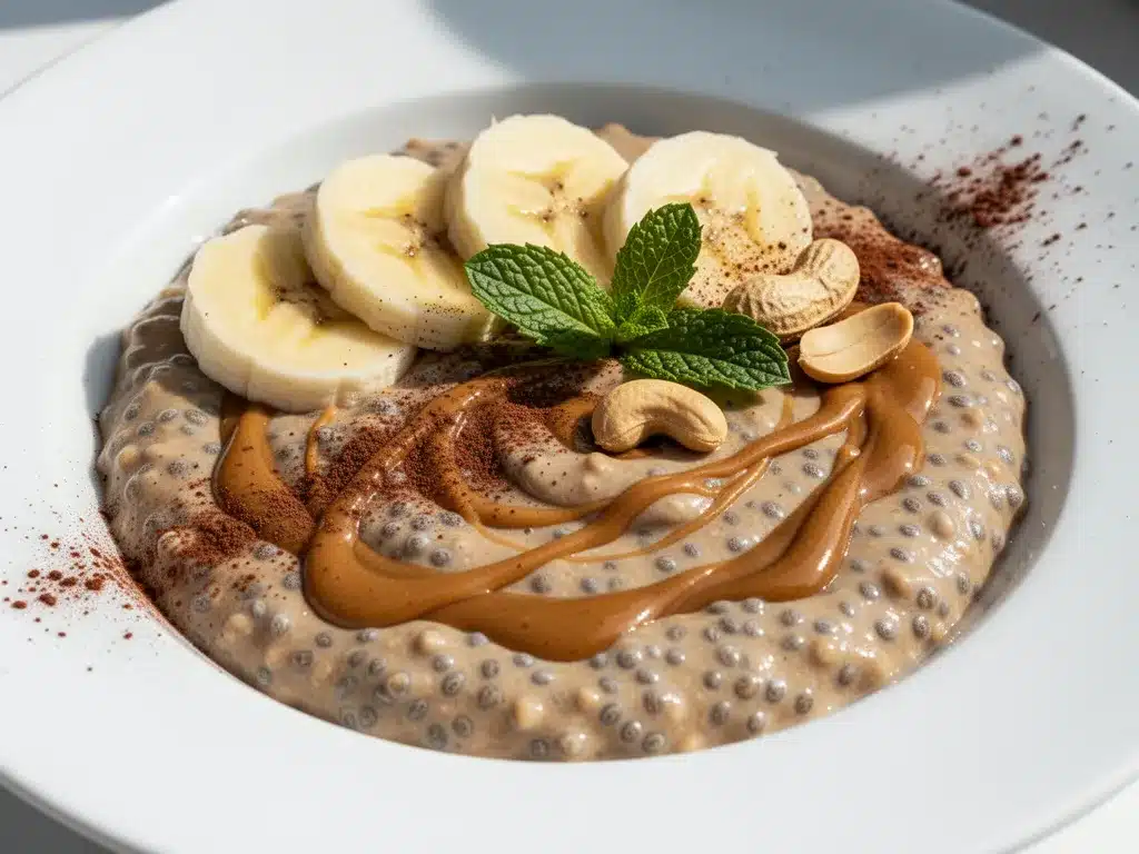 Overnight Peanut Butter Banana Chia Pudding: Easy Make-Ahead Breakfast 4 overnight peanut butter banana chia pudding preparation steps