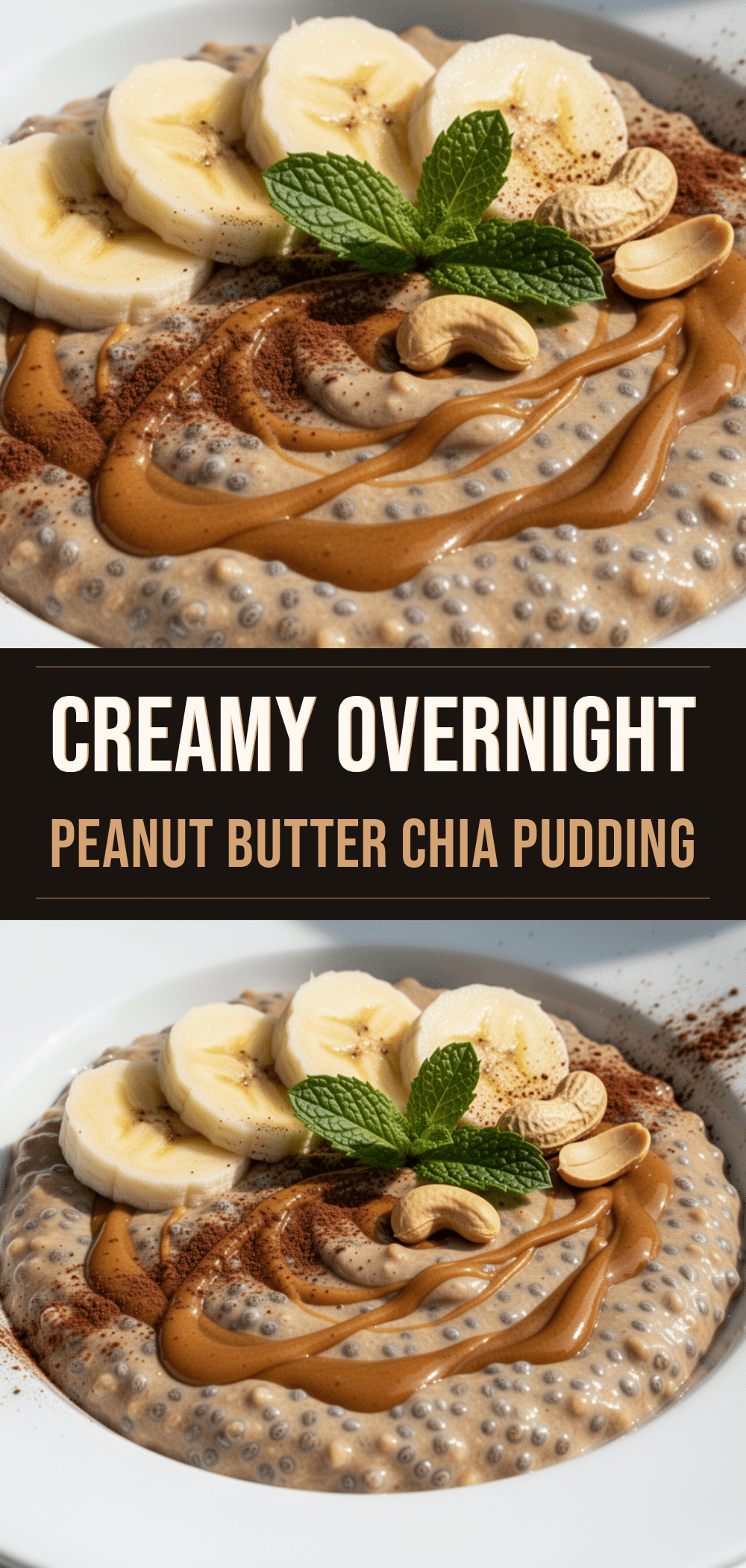 Overnight Peanut Butter Banana Chia Pudding: Easy Make-Ahead Breakfast 5 overnight peanut butter banana chia pudding recipe