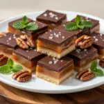 salted caramel toffee bars - featured image