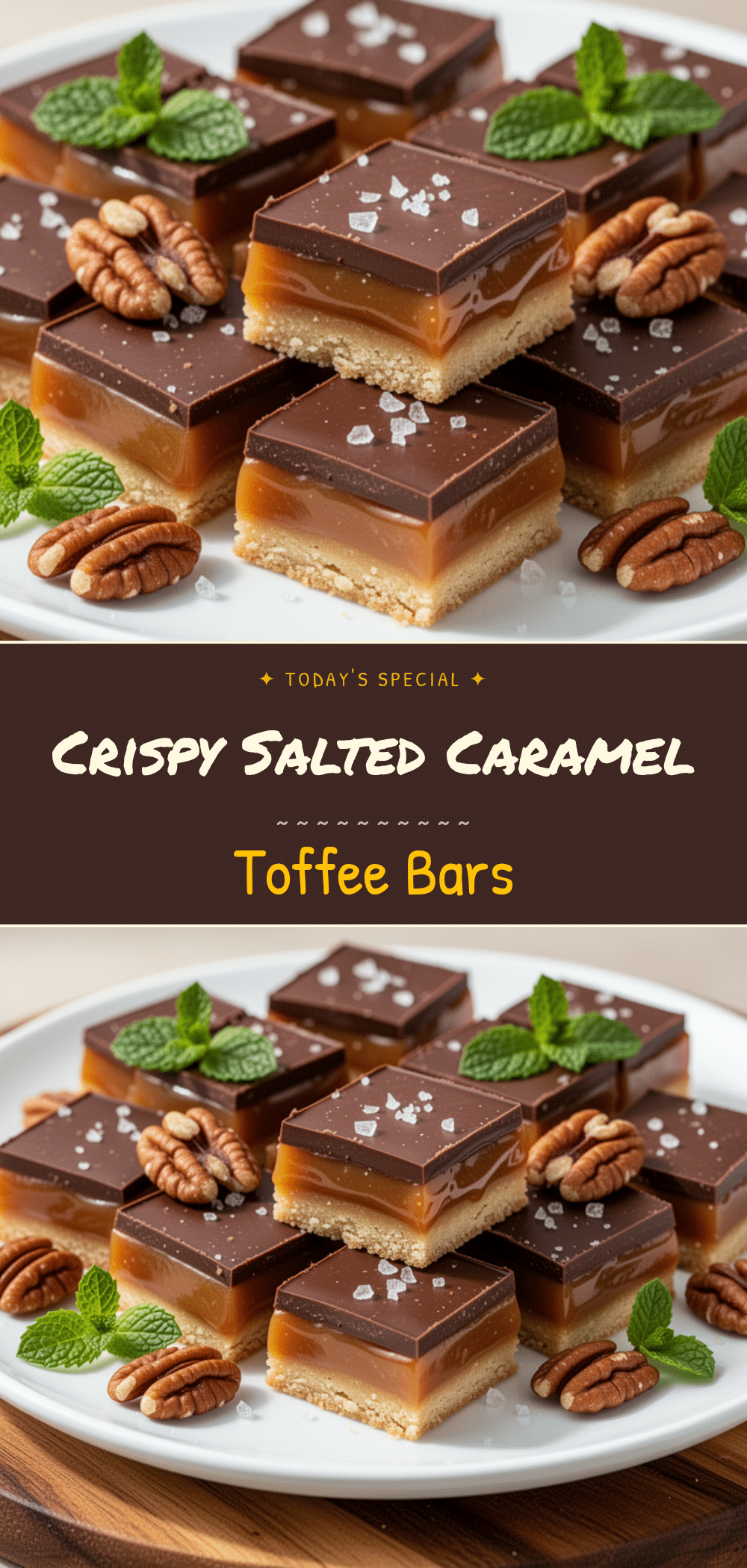 Salted Caramel Toffee Bars: Best Easy Homemade Dessert 5 salted caramel toffee bars recipe