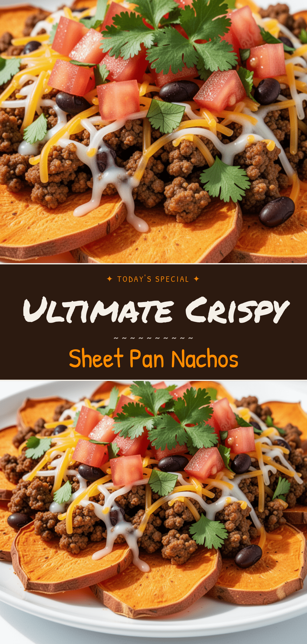 Sheet Pan Loaded Sweet Potato Nachos: Easy Family Dinner 5 Sheet Pan Loaded Sweet Potato Nachos recipe