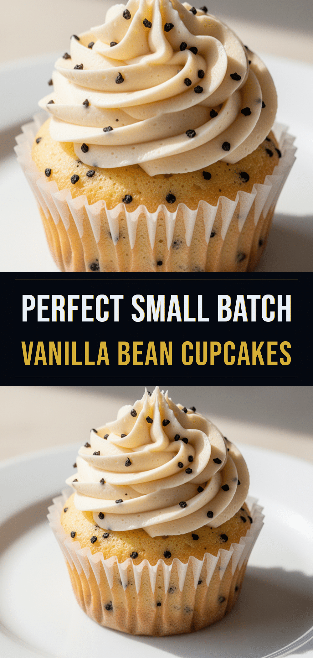 Small Batch Vanilla Bean Cupcakes: Best Easy Buttercream 5 small batch vanilla bean cupcakes recipe
