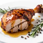 smoked turkey legs with honey glaze - featured image