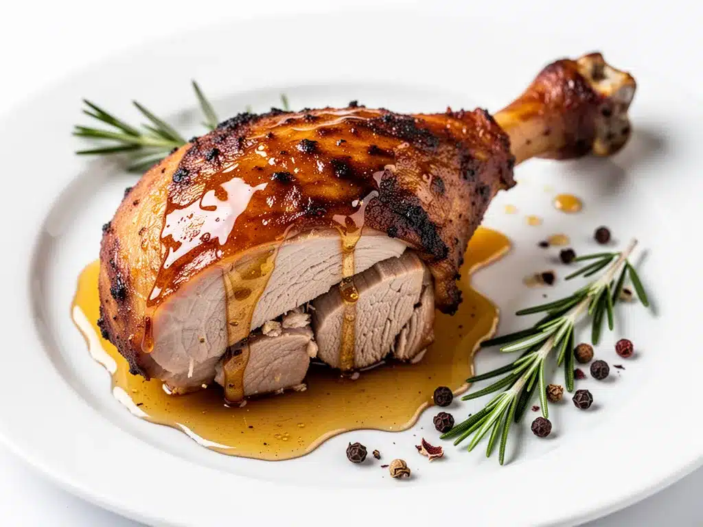 Smoked Turkey Legs: Best Easy Honey Glaze Recipe 4 smoked turkey legs with honey glaze preparation steps