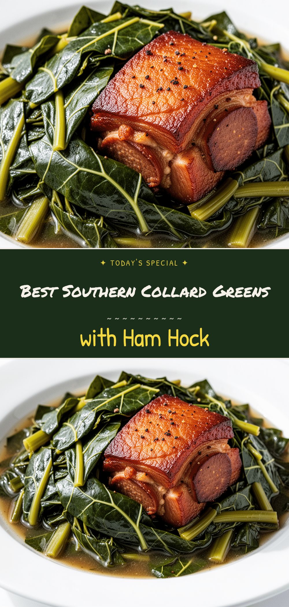 Southern Style Collard Greens: 5-Step Easy Dinner 5 Southern Style Collard Greens recipe