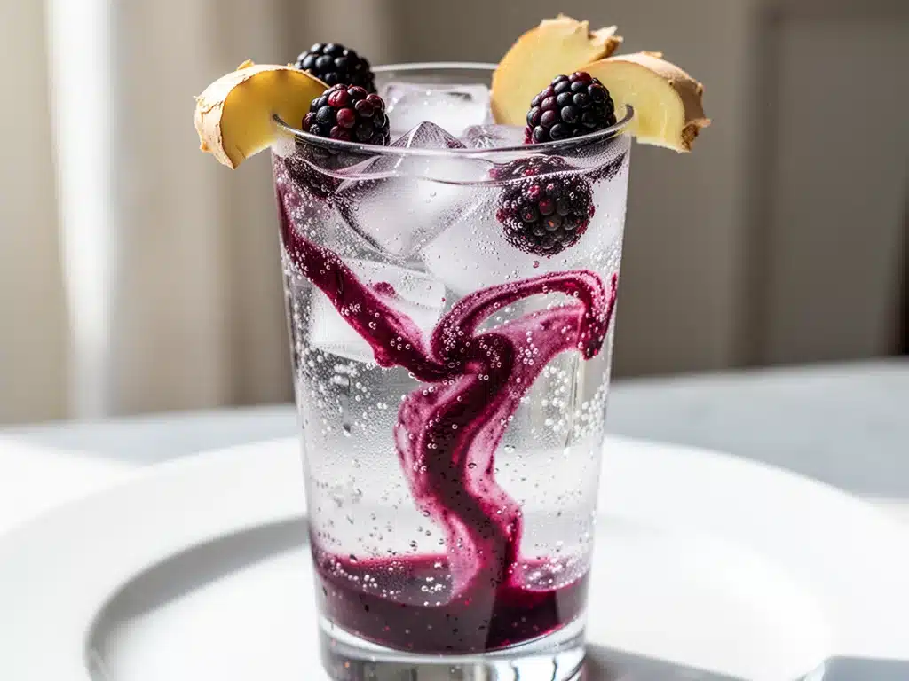 Home 5 sparkling blackberry ginger mocktail - featured image