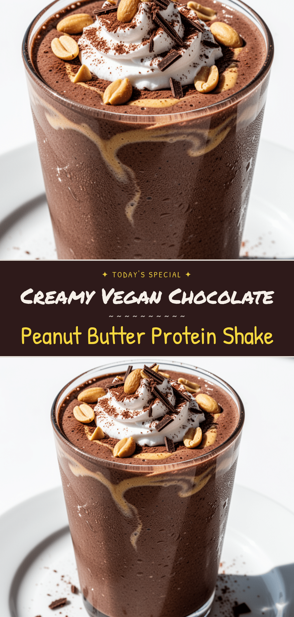 Vegan Chocolate Peanut Butter Protein Shake: 5-Min Healthy Recipe 5 vegan chocolate peanut butter protein shake recipe